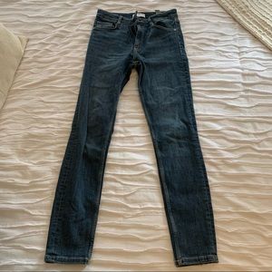 ZARA | HI RISE SCULPT SKINNY JEAN | DARK BLUE